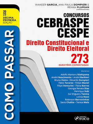 cover image of Como passar concursos CEBRASPE -Direito Constitucional e Eleitoral